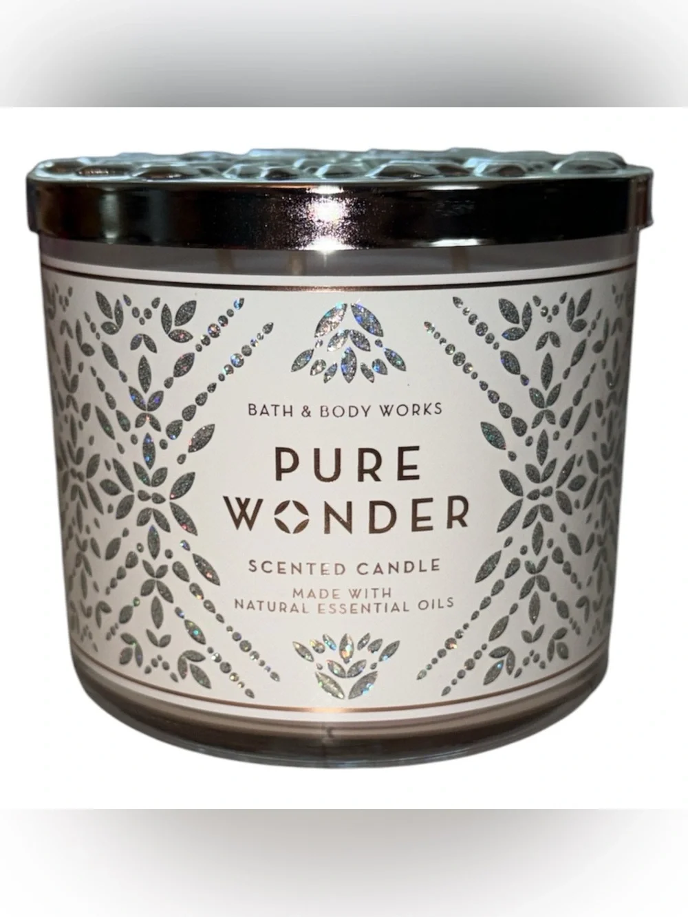 Bath & Body Works Pure Wonder Scented Candle 14.5 oz 3 wicks New